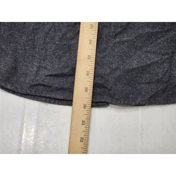 UnTuckit Mens 100% Cotton Long Sleeve Button Down Flannel Shirt Gray Size XL - Picture 7 of 8